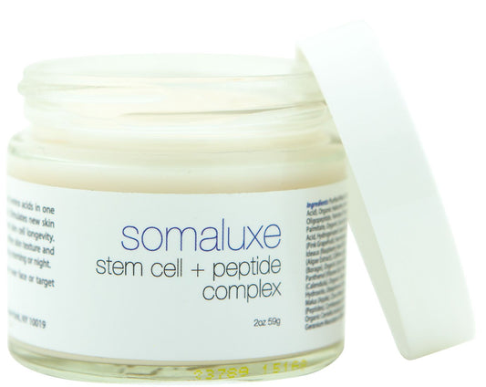 Somaluxe Plant Stem Cell + Collagen Moisturizer - Reverses Skin Aging with CoQ10 and Hyaluronic Acid