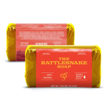 YERBERO - 1 Soap The Rattlesnake Soap 5.3  (1) Each - (Hecho a Base de Aceite) Big Size - Made in Mexico