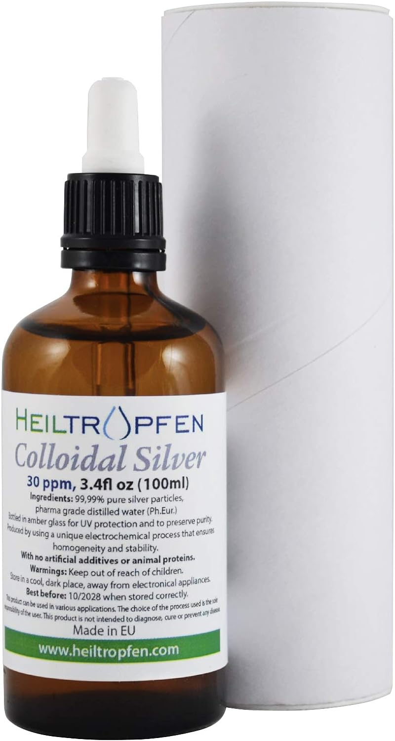 Colloidal Silver | 30 ppm | 3.4 Fl Oz - 100 ml | Heiltropfen?

250 Grams
