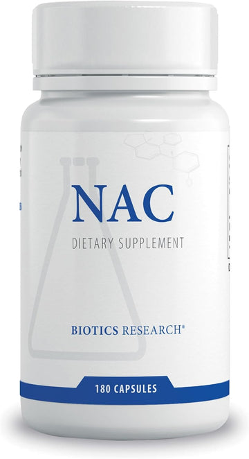BIOTICS Research NAC N Acetyl L Cysteine, 500 Milligram, Glutathione P