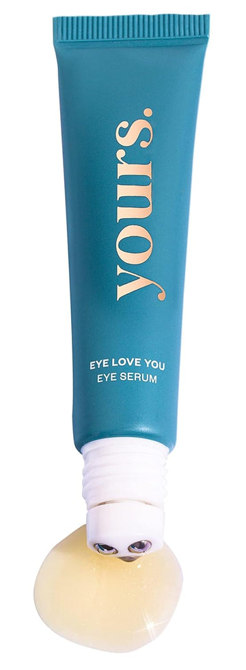 YOURS Eye Serum with Caffeine and Antioxidants | Reduces Fine Lines, Crow Feet and Puffiness, and Restores Skin Firmness – 0.5