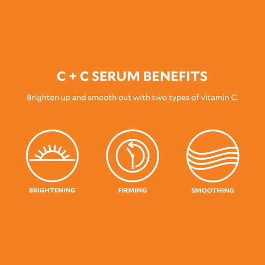 Stratia C+C Serum | 15% Vitamin C with 10% L-ascorbic Acid Serum | Non-Irritating, Water-Free Formula | Anti-Aging Benefits | 1