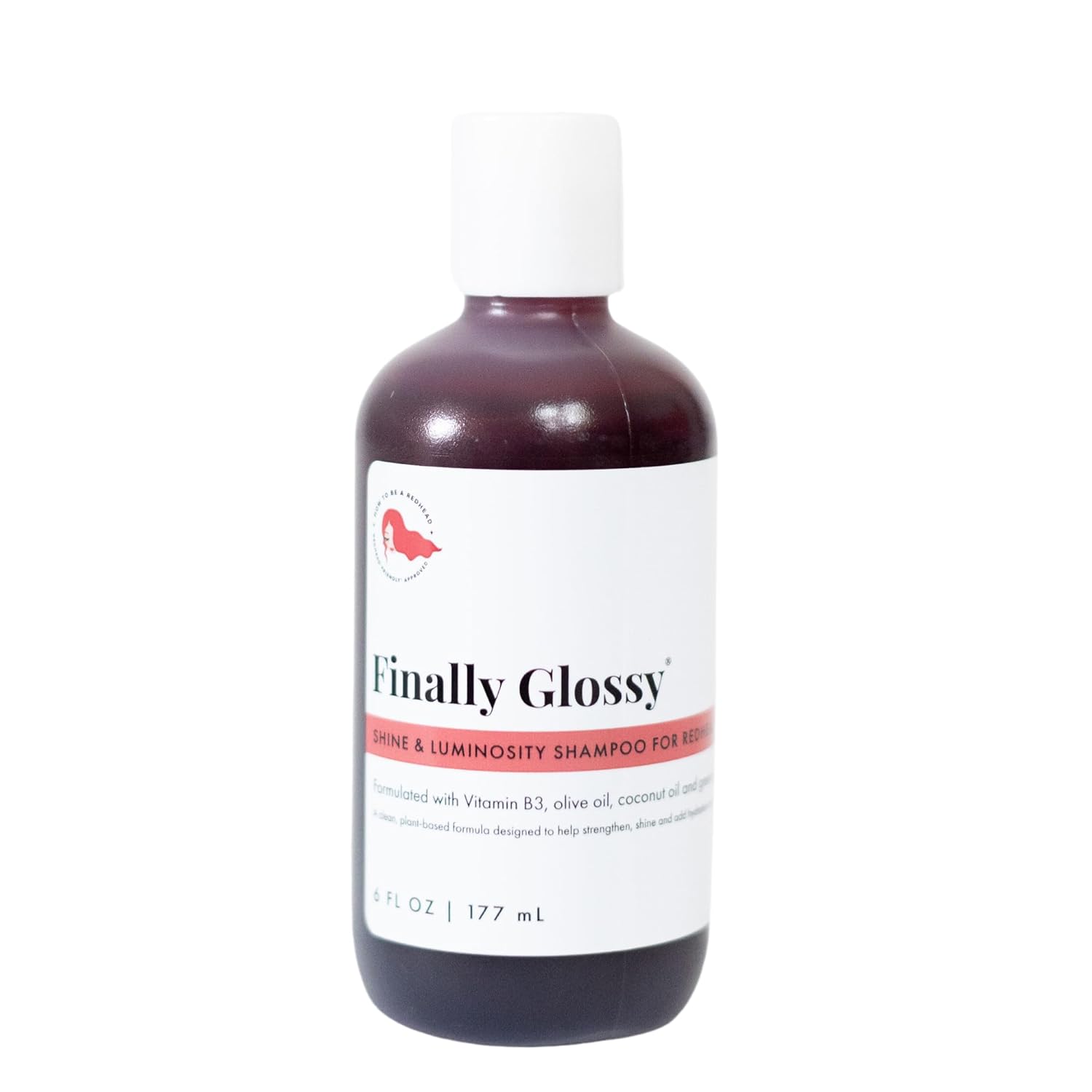 How to be a Redhead Finally Glossy® Shine & Luminosity Shampoo for Redheads, Hair Care for Redheads, Vegan & Cruelty-Free