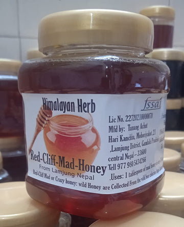 Wild Himalayan Cliff Honey-Mad Honey 300 Gram From Lamjung Nepal in USA Stock and USA Delivery time 5-7 working days