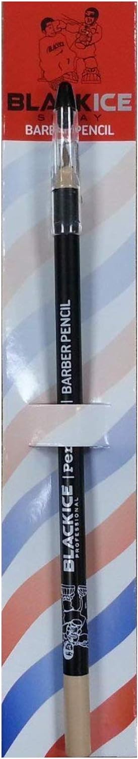 Black Ice Spray Barber Pencil (Tan) - 12 Pieces, Tool can be Used for Making Distinctive Beard, Mustache and Eyebrow Arches, Color:Tan, Pencil to Fill in Missing Spots