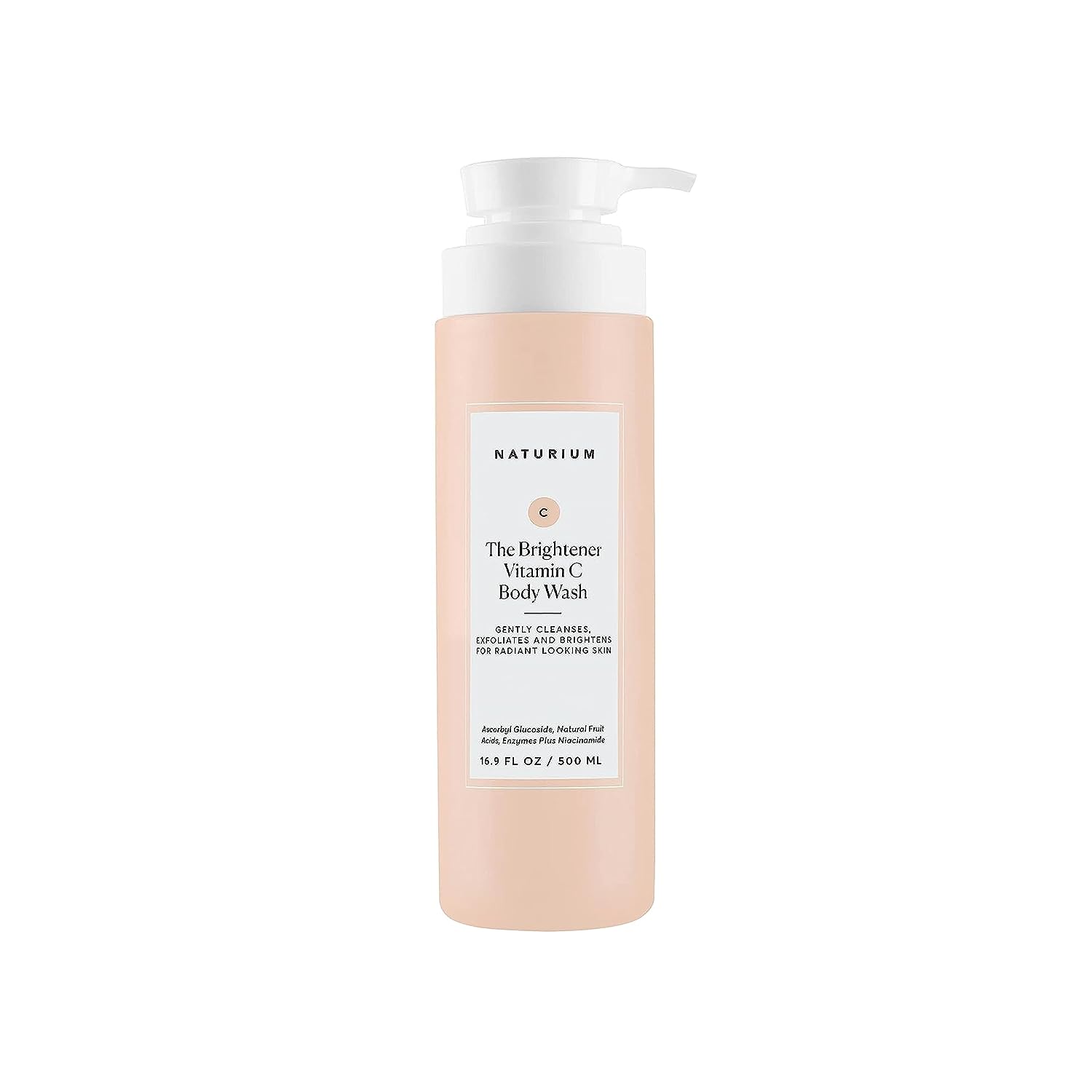 Naturium The Brightener Vitamin C Body Wash, Gentle Cleanser, 16.9