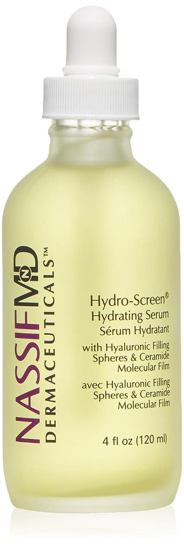 NassifMD Hydro-Screen Bakuchiol Serum, Hyaluronic Acid Serum with Retinol Ceramide Moisturizer with Bakuchiol Oil, Retinol Serum Anti Aging Face Moisturizer for Women Face Moisturizer for Dry Skin