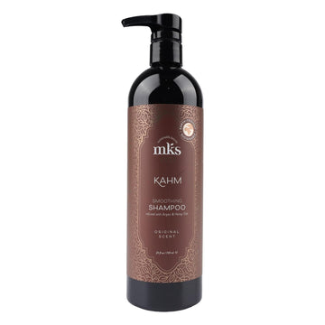 Earthly Body MKS eco Kahm Smoothing Shampoo, Original Scent - Cleanse, Moisturize & Repair Hair - With Moroccan Argan Oil, Hemp Seed Oil & Vegetable Keratin Protein - Vegan, Cruelty Free