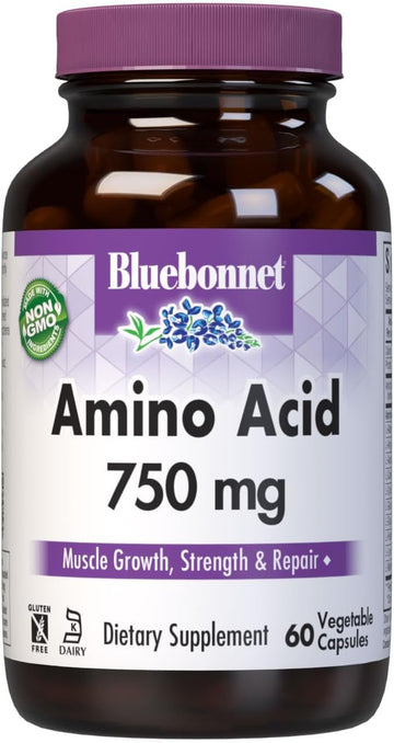 Bluebonnet Nutrition Amino Acid 750mg, High Potency, for Muscle Health