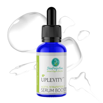 Skin Perfection Uplevity Anti-Aging Tightening Peptide Serum Booster Firming Peptide Increase Elasticity Add to Any Moisturizer for Added Effectiveness Against Sagging Acetyl Tetrapeptide-2