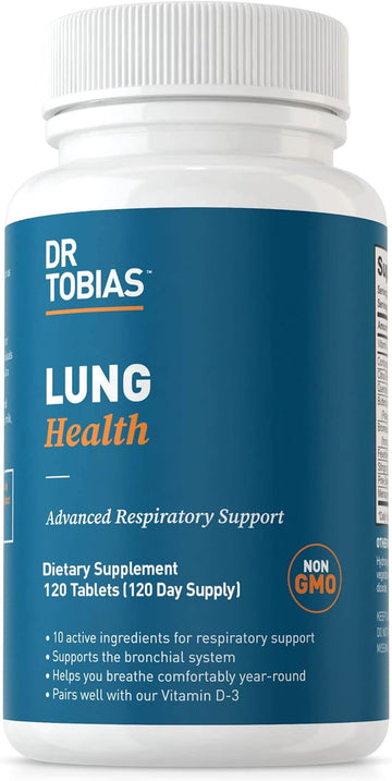 Dr. Tobias Lung Health, Lung Support Supplement, Lung Cleanse & Detox