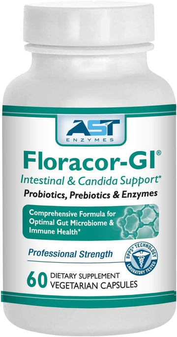 Floracor - Supports Gut & Intestinal Health - Premium Probiotic, Prebi1.76 Ounces