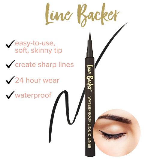 Belle Beauty Eye Liner Liquid, Black Pencil LineBacker, Waterproof Liquid Eye-liner, Smudge-Proof Eyeliner Pen, Stays in place 24 Hours, Precise Tip Easy-to-Use, Beautiful Cat-Eye Makeup for Women