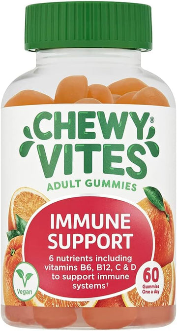 Chewy Vites Adults Immune Support | 60 Gummy Vitamins | High Strength 190 Grams