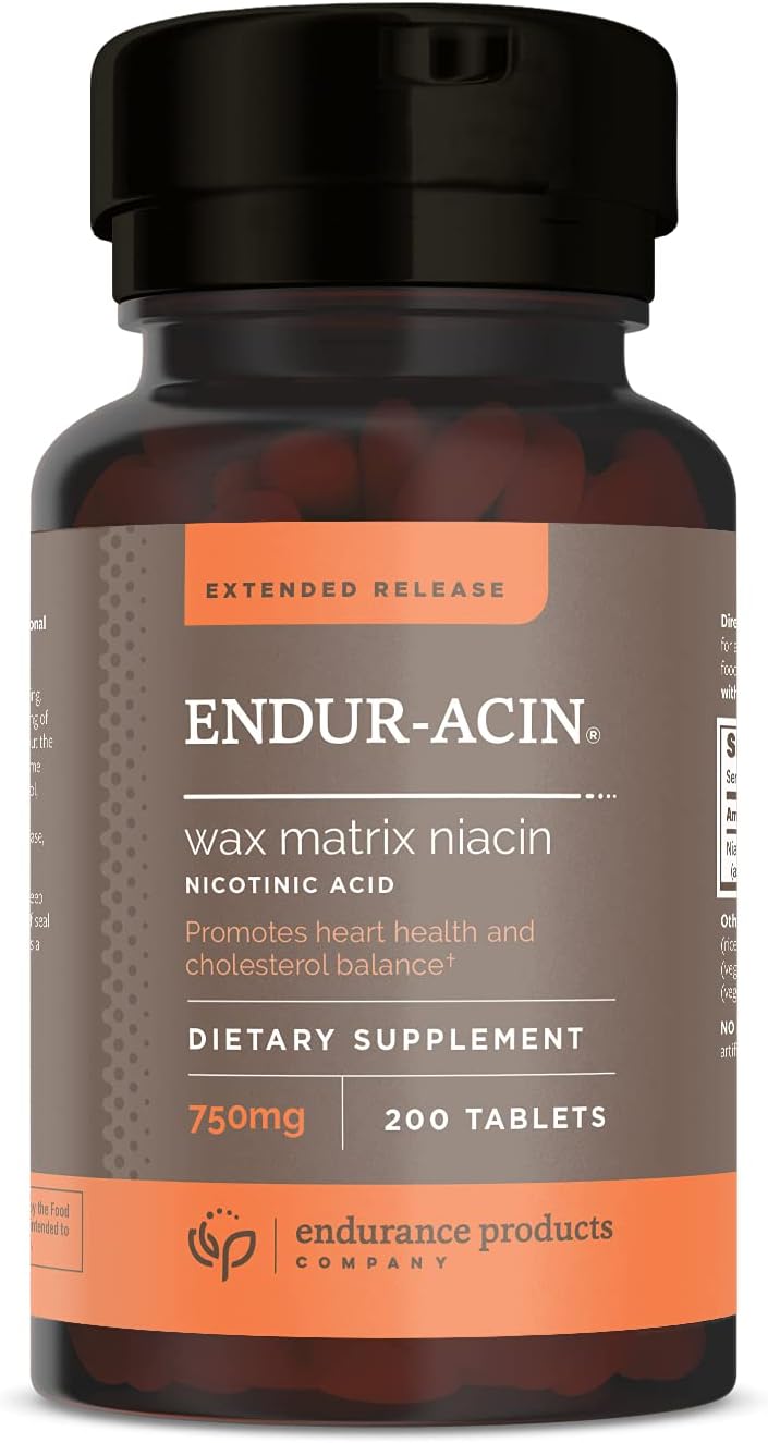 Endur-Acin 750Mg Niacin - Extended Release For Optimal Absorption & Lo