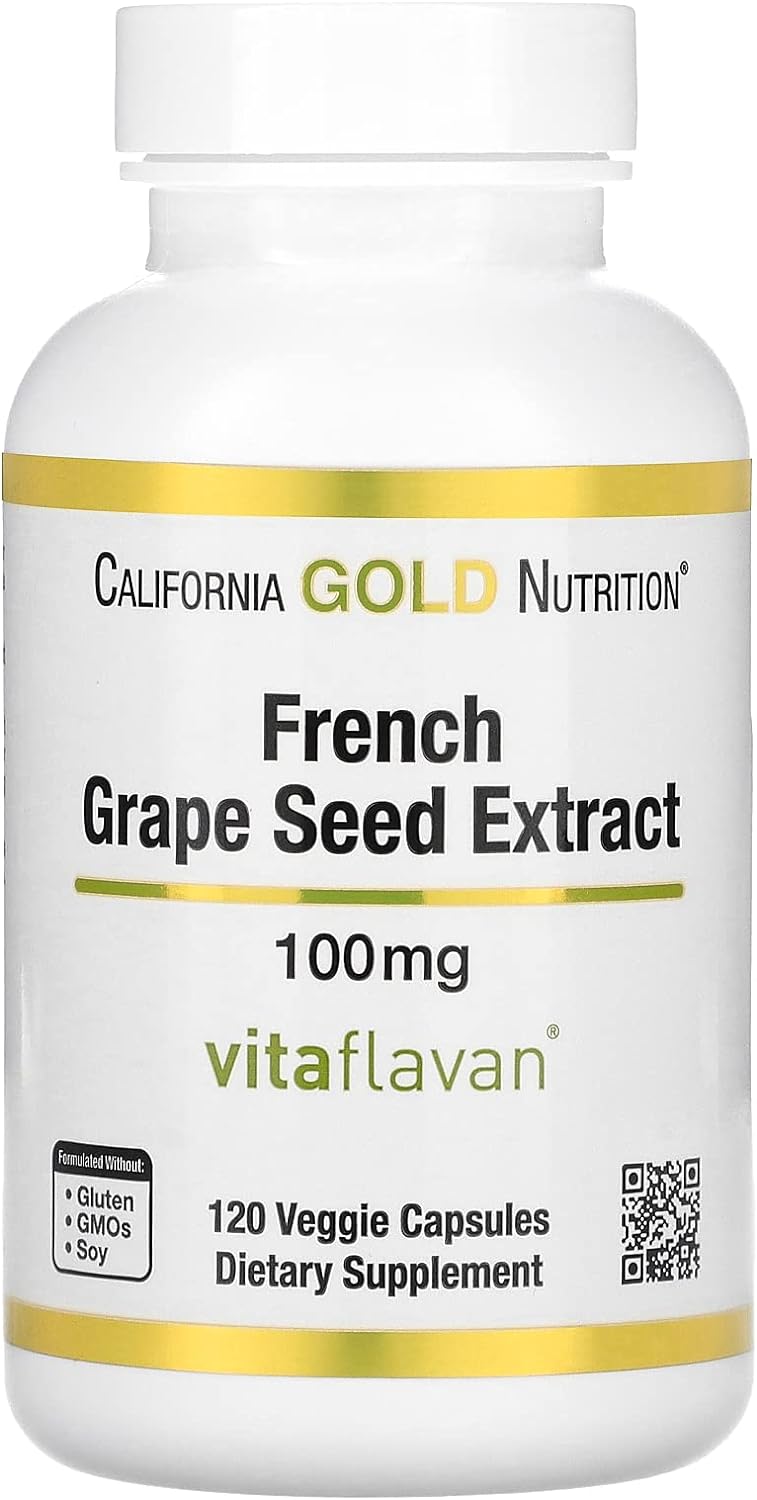 French Grape Seed Extract, Vitaflavan, 100 Mg, 120 Veggie Ca