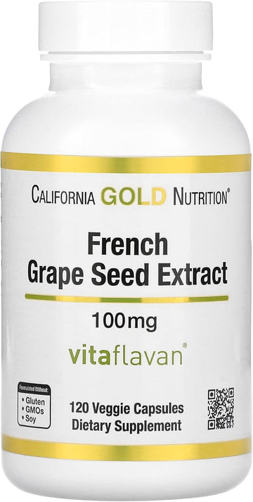 French Grape Seed Extract, Vitaflavan, 100 Mg, 120 Veggie Ca