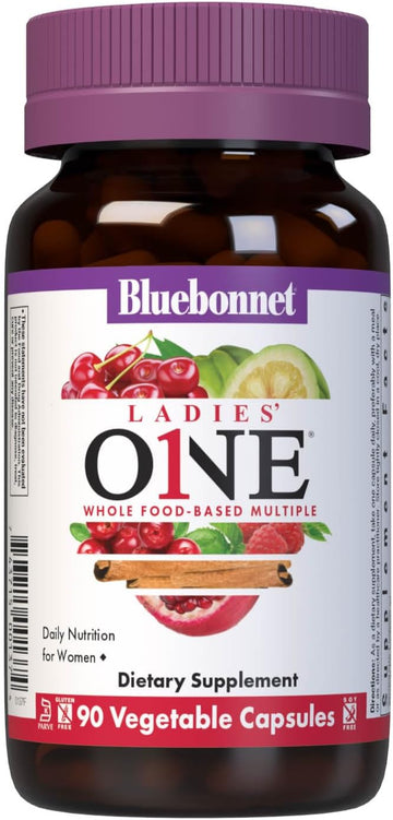 Bluebonnet Nutrition Ladies One Vegetable Capsule, Whole Food Multiple