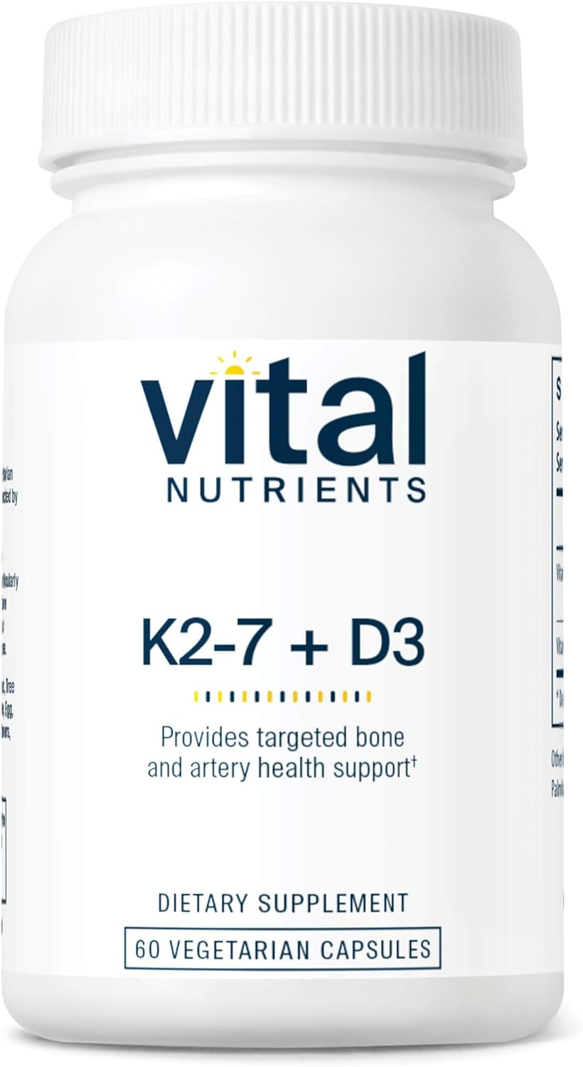 Vital Nutrients K2 + D3 Vitamin | Support Bone, Heart, Immune And Join