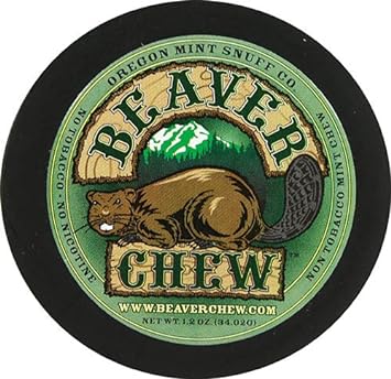  Oregon Mint Snuff Co. - Beaver Chew 1.2oz Tin - Mint Chew (