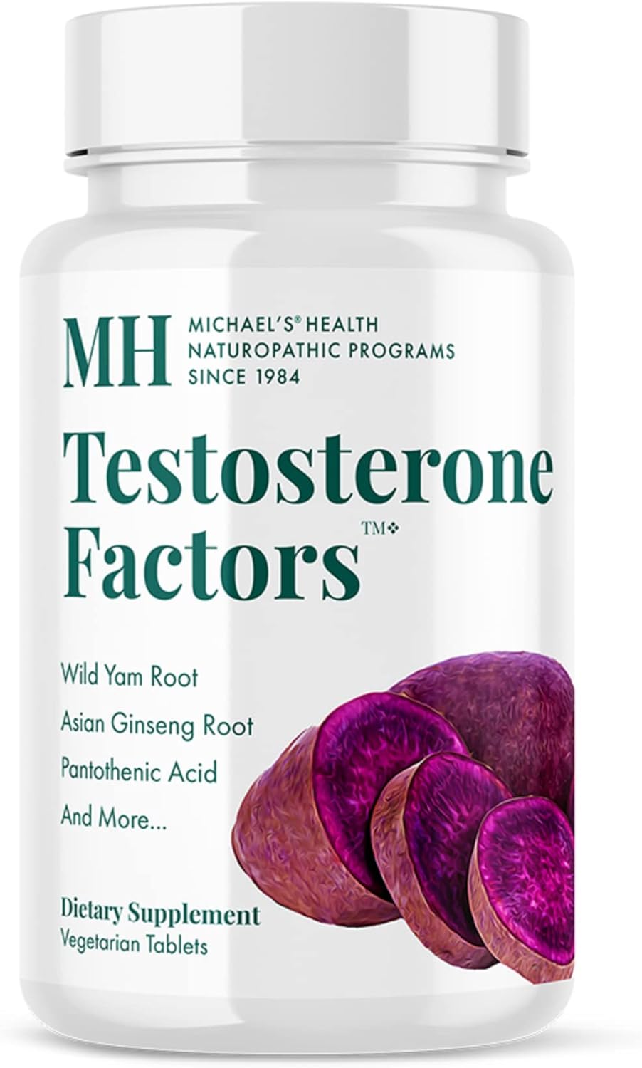 MICHAEL'S Health Naturopathic Programs Testosterone Factors - 60 Veget