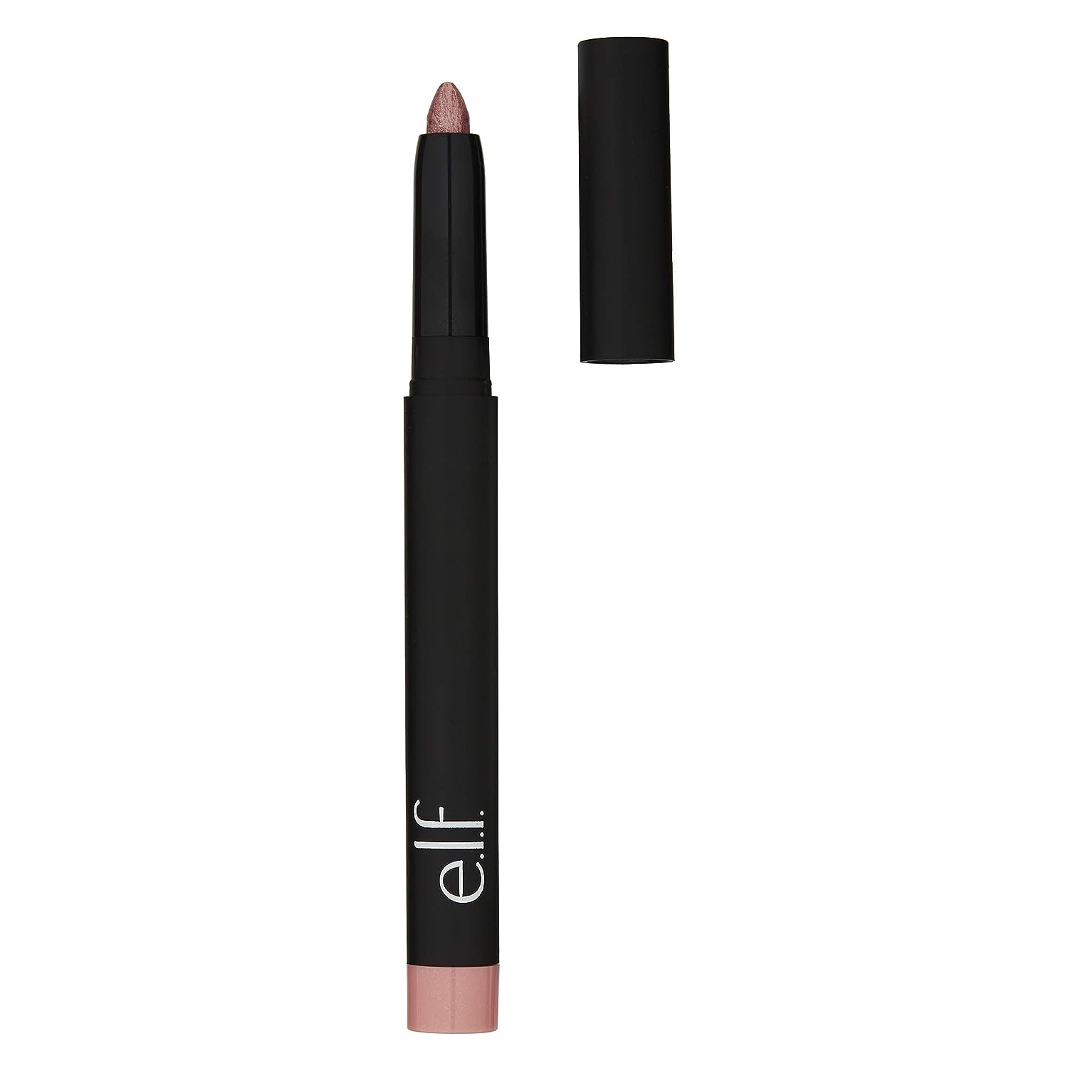 e.l.f., No Budge Shadow Stick, Smudge-Proof, Long Lasting, Creamy, Blends Effortlessly, Avoids Creasing, Rose Gold, All-Day Wear, 0.056