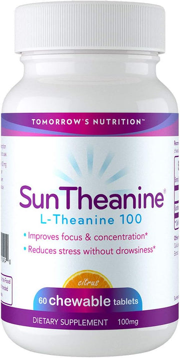 Tomorrow's Nutrition - SunTheanine L-Theanine, 100mg Tablets to Help C