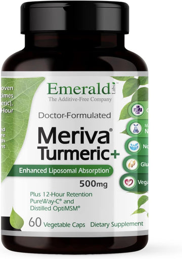 Emerald Labs Meriva Turmeric Plus - Formulated with Turmeric, OptiMSM