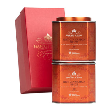 Harney & Sons Red Hot Duo Tea Gift, Hot Cinnamon Spice Tea