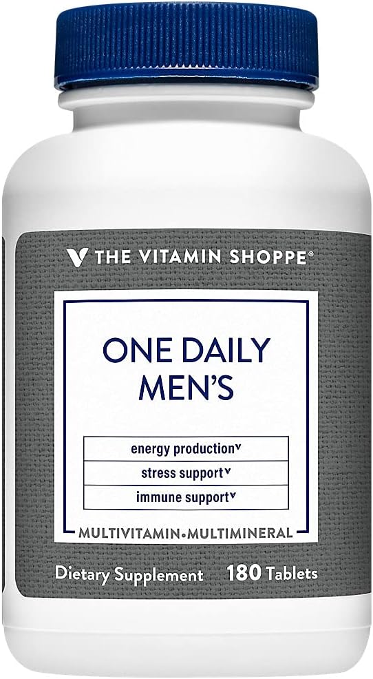 The Vitamin Shoppe One Daily Mens Multivitamin 180 Tablets