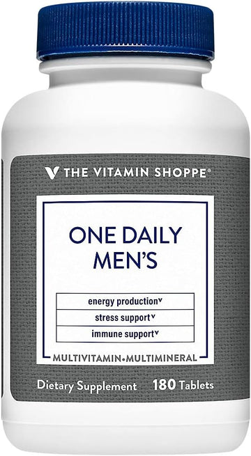 The Vitamin Shoppe One Daily Mens Multivitamin 180 Tablets