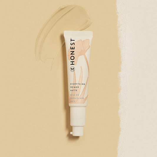 Honest Beauty Everything Primer Matte with Micronized Bamboo Powder, EWG Certified + Dermatologist Tested & Cruelty Free, Sheer, 1