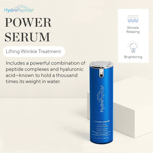 HydroPeptide Power Serum, Anti-Aging Lifting Wrinkle Treatment, Increases Skin Hydration, 1