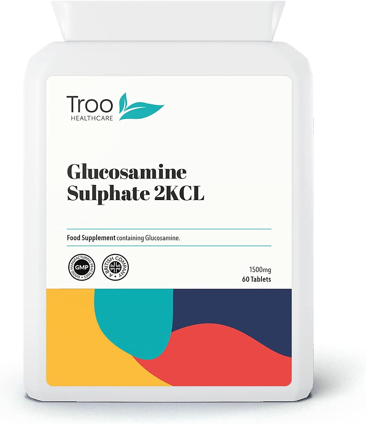 Glucosamine Sulphate 2Kcl 1500Mg 60 Tablets | 888Mg Base Glucosamine P120 Grams