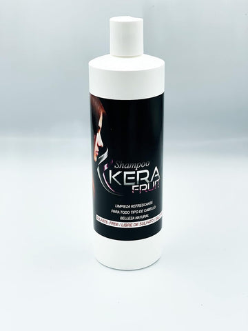 KERA FRUIT SMOOTHING SHAMPOO 32  no sodium Keratin After Treatment Sulfate Free Shampoo Sin sal ni Sulfatos