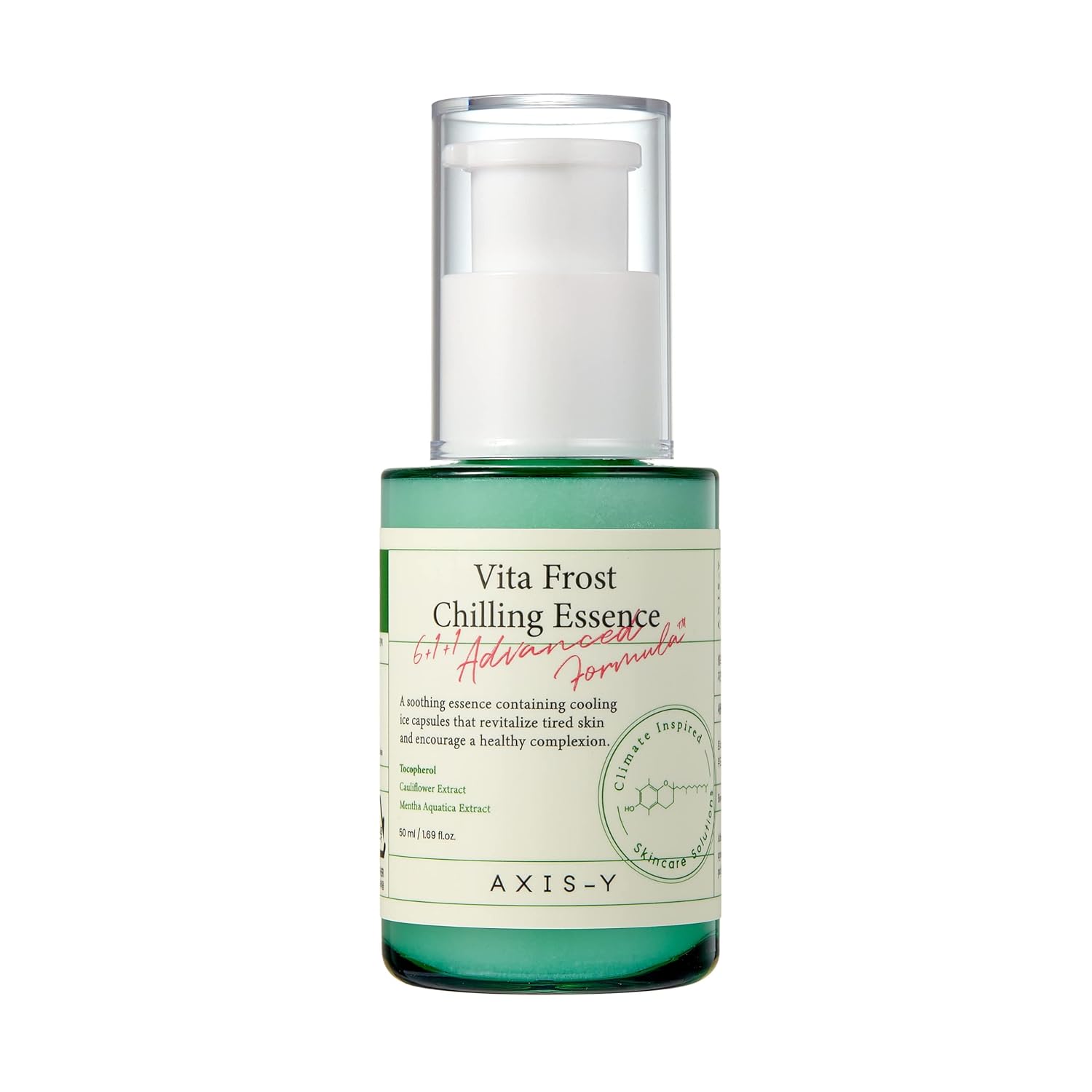Axis-Y Vita Frost Chilling Essence 50 / 1.69 . | Soothing Essence | Irritated Skin | Korean Skincare | Cooling Skincare