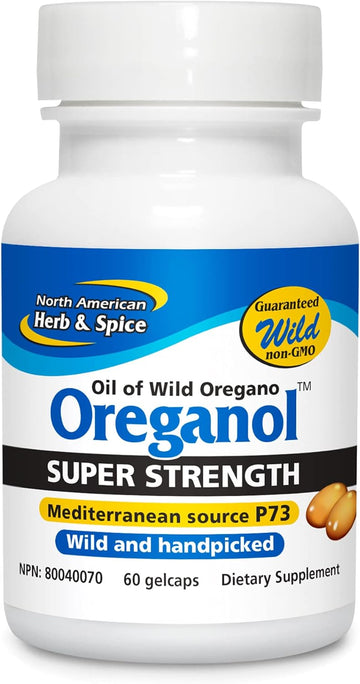 NORTH AMERICAN HERB & SPICE Super Strength Oreganol P73-60 Softgels -