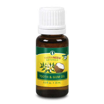 TheraNeem Neem Tooth & Gum Oil | Supports Healthy Teeth & Gums with CoQ10, Coconut Oil & Supercritical Extracts | 0.5