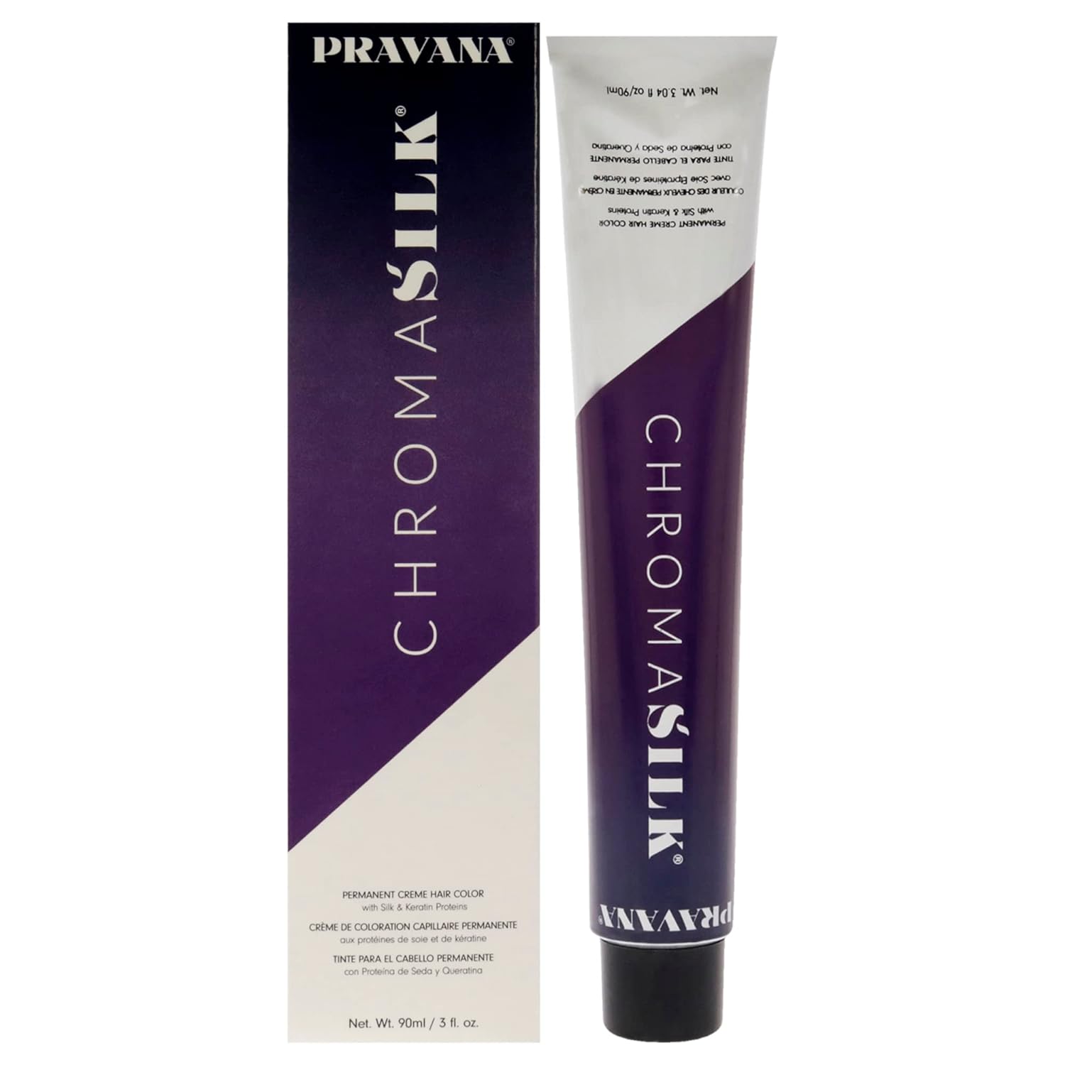 Pravana ChromaSilk Creme Hair Color - 6NTA-6NT1 Dark Neutral Ash Blonde Hair Color Unisex 3