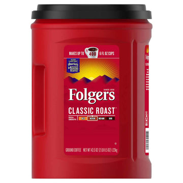 Folger Classic Roast - Medium Roast Ground Coffee