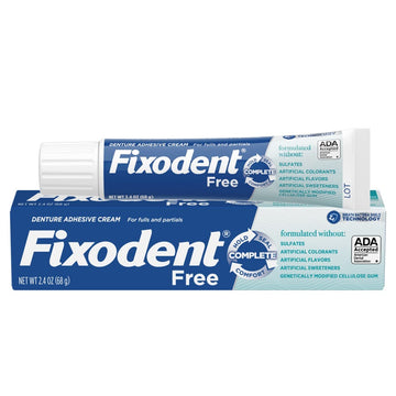 Fixodent Complete Free Denture Adhesive Cream 2.4