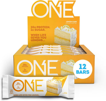 ONE Protein Bars, Lemon Cake, Gluten Free Protein Bars with 20g Protein