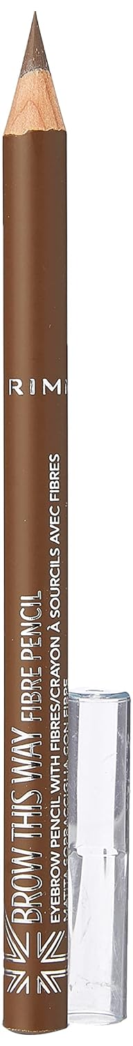 Rimmel Brow This Way Fibre Pencil, Medium Brown, 0.05  (1 count)