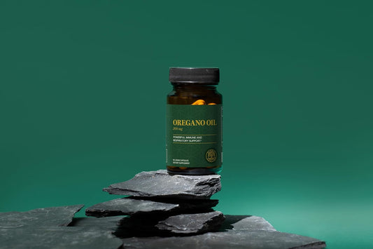 Global Healing Oregano Oil Capsules - Vegan Supplement For Immune Syst