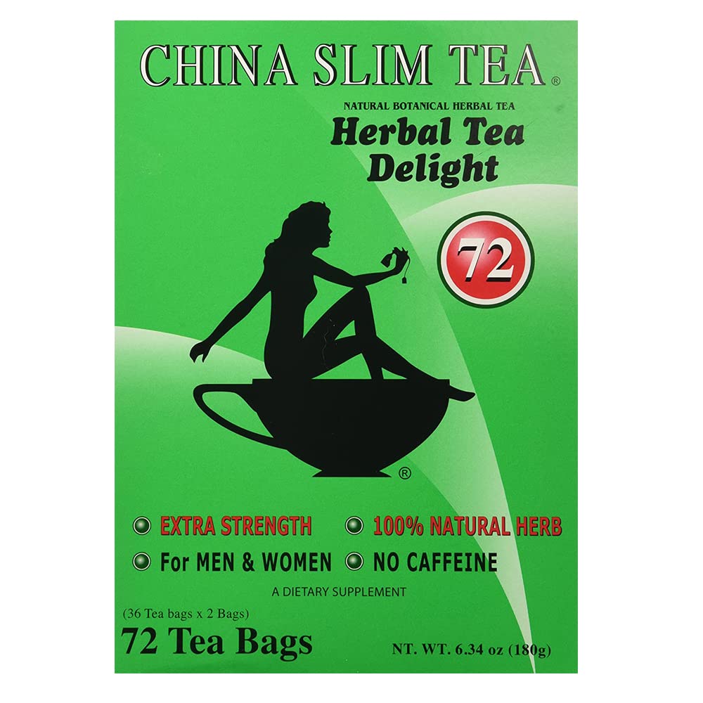 China Slim Dieter's Tea Delight, Large, 72-Count Pack of 2