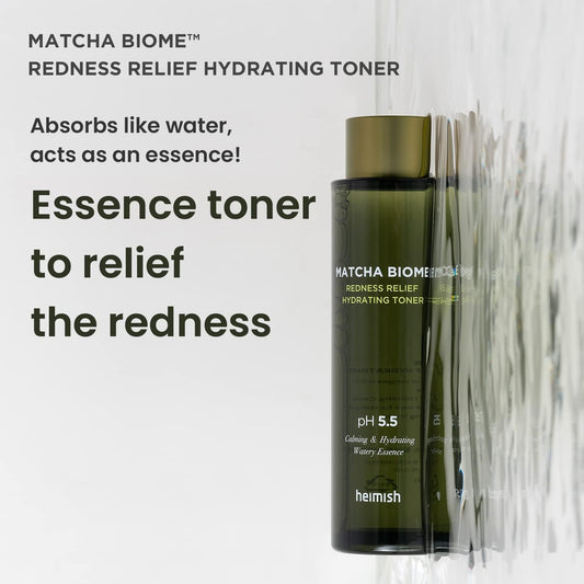 [heimish] Matcha Biome Redness Relief Hydrating Toner 5.07 . / 150  | Relief Redness and Calming Skin | Pore and Sebum Care, Sensitive Skin, Korean Skincare