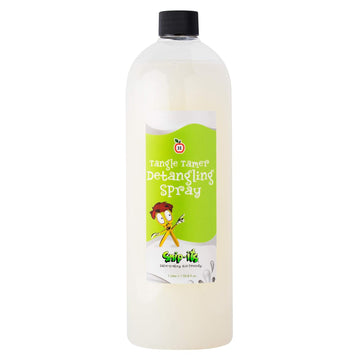 Snip-its Tangle Tamer Detangling Spray 1 Liter Refill | Loosens Knots and Eases Brushing - Gentle Vitamin Rich Kid Friendly Formula Made in the USA | Salon Quality Kid Friendly