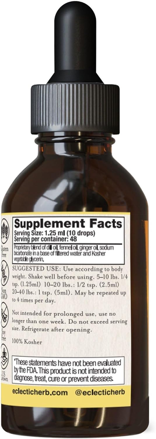Eclectic Babies Tum Ease Kid, Yellow, 4 Fluid OunceYellow2 Fluid Ounce