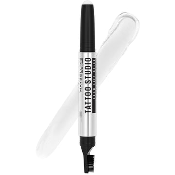 Maybelline New York TattooStudio Brow Lift Stick Makeup with Wax Conditioning Complex, Clear, 1 Count