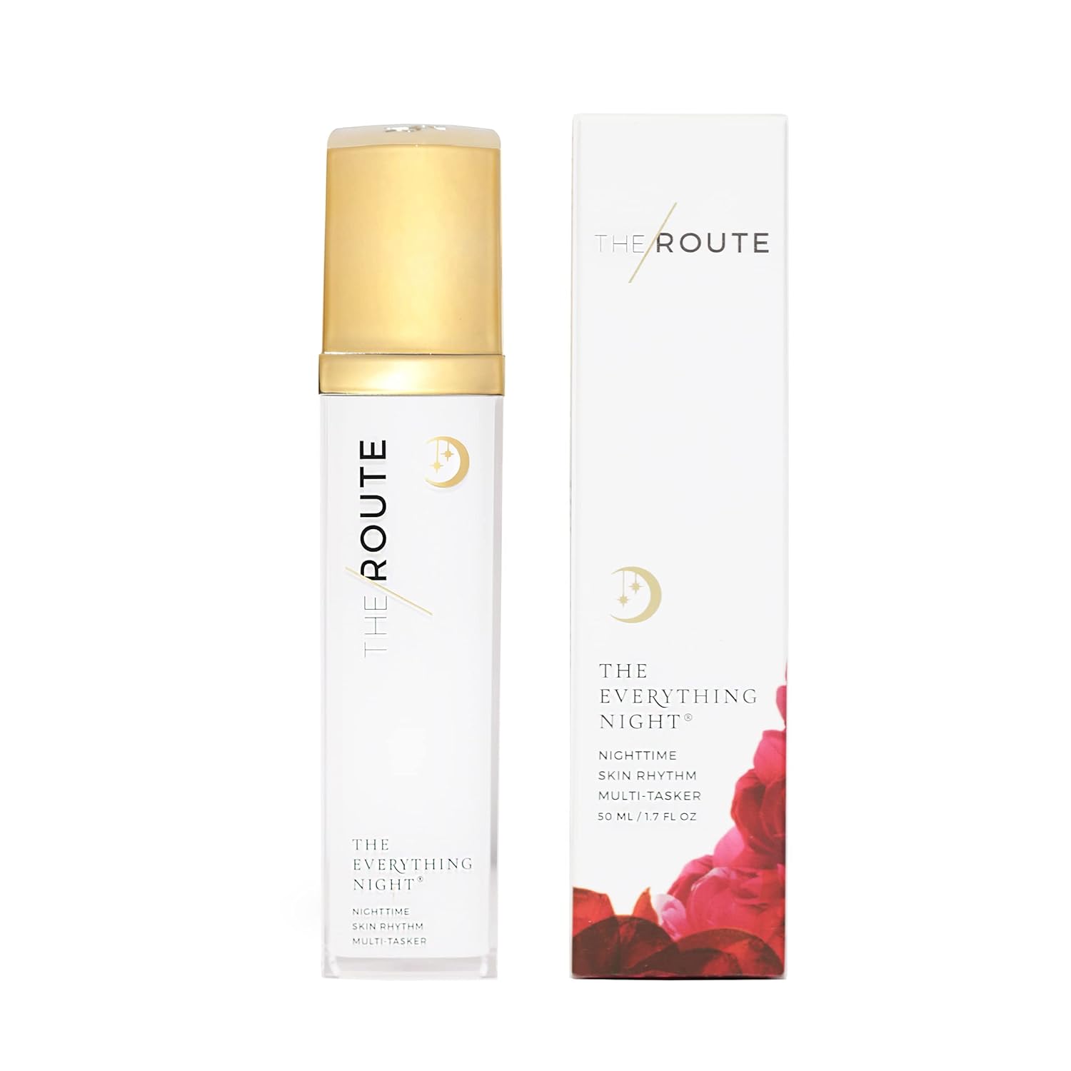 THE ROUTE BEAUTY THE EVERYTHING NIGHT Multi-Tasking Nighttime Active Moisturizer: Rejuvenates, Restores and Balances (1.7  )